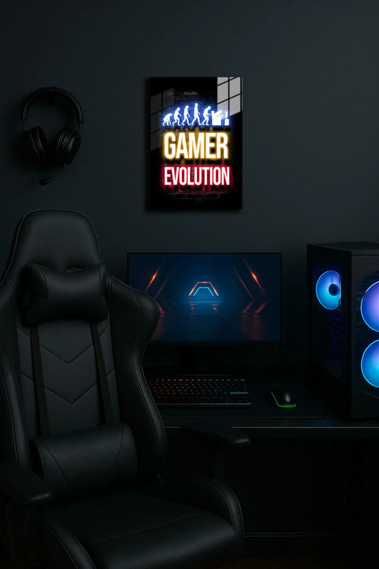 "Gamer" Baskılı Metal Poster 2 (Premium Kalite)