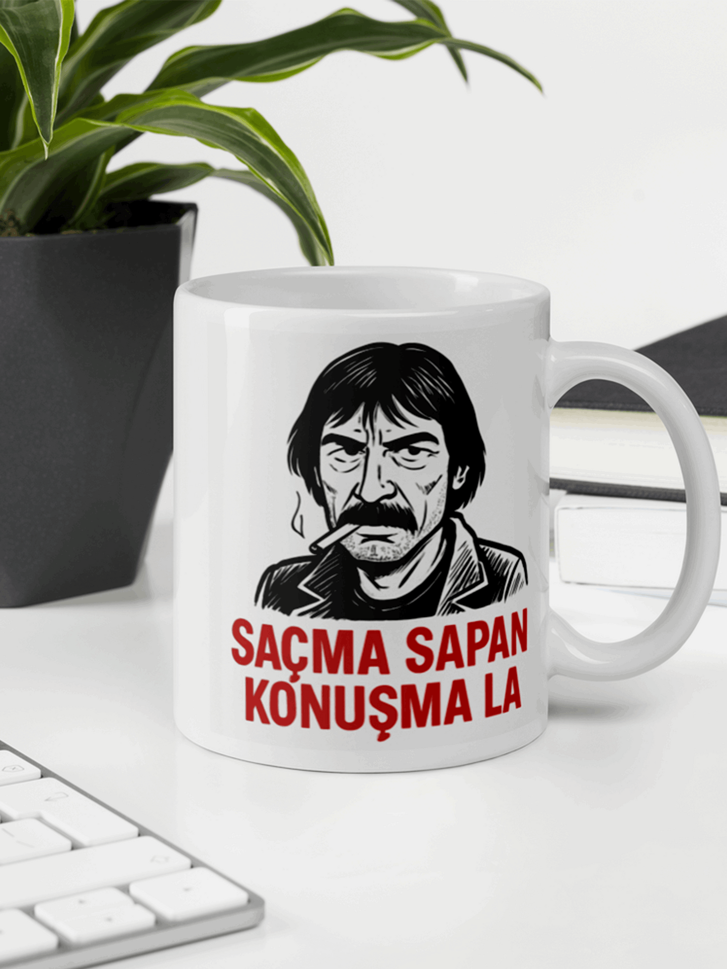 "Behzat Ç" Baskılı Porselen Kupa (Premium Kalite)