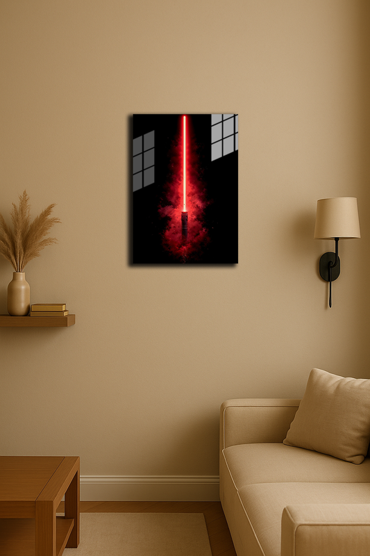"Lightsaber Star Wars" Baskılı Metal Poster (Premium Kalite)