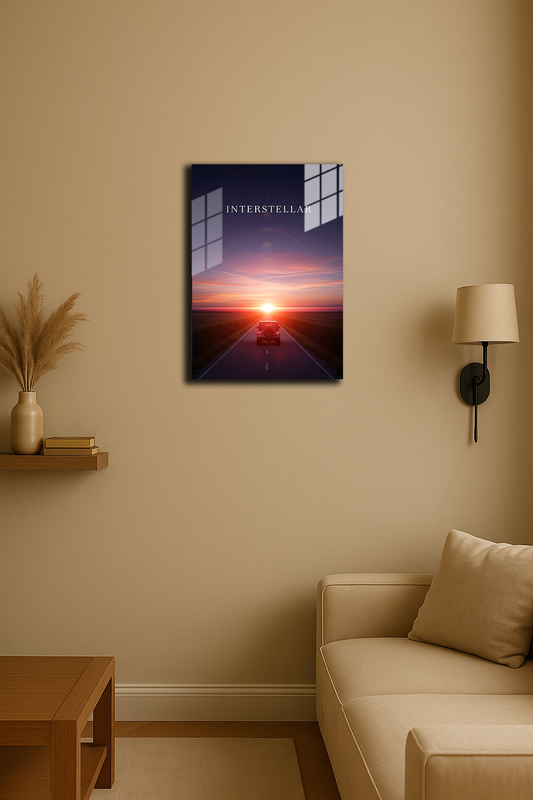 "Interstellar" Baskılı Metal Poster (Premium Kalite)