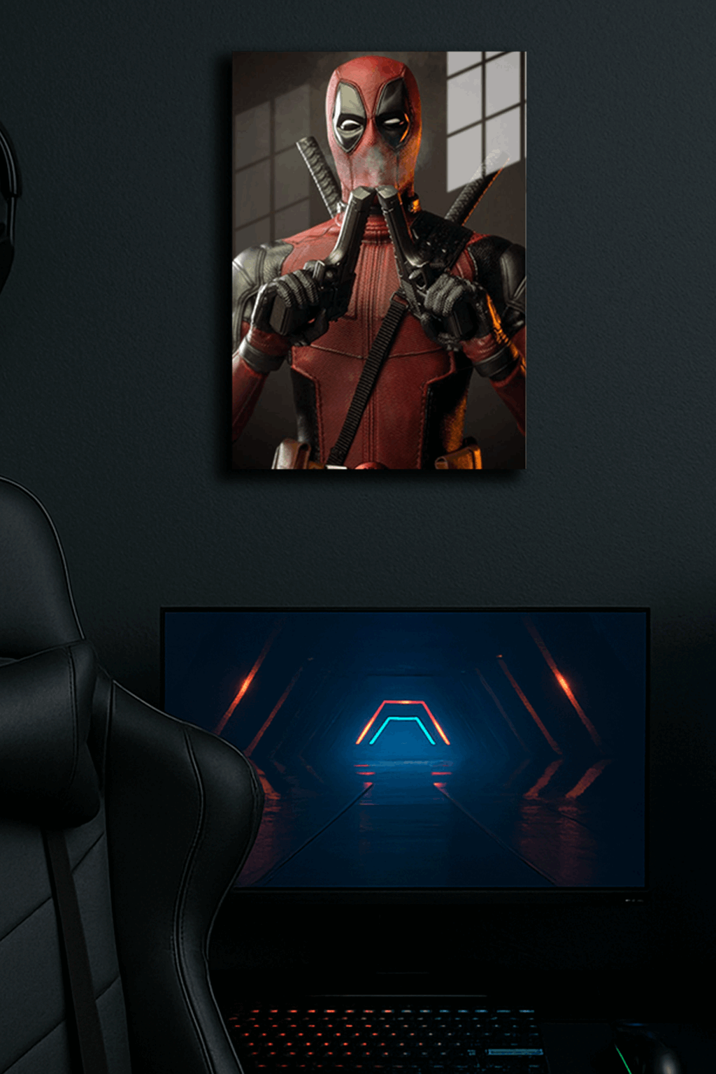 "Deadpool" Baskılı Metal Poster (Premium Kalite)