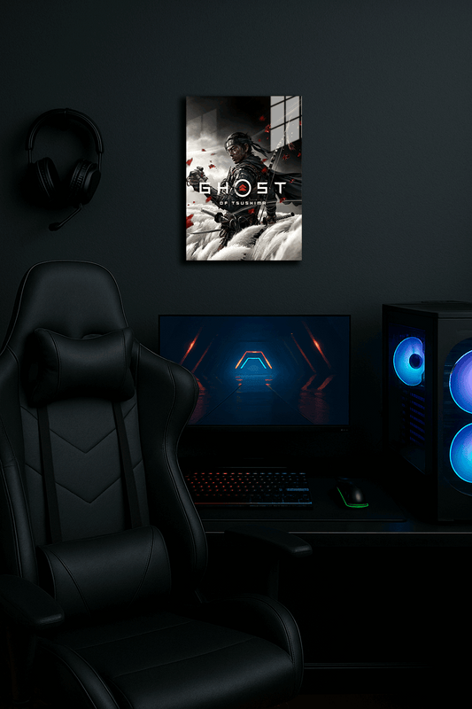 "Ghost of Tsuhima" Baskılı Metal Poster 2 (Premium Kalite)