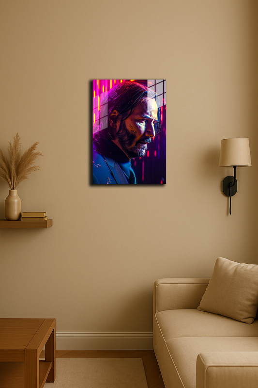 "John Wick" Baskılı Metal Poster 3 (Premium Kalite)