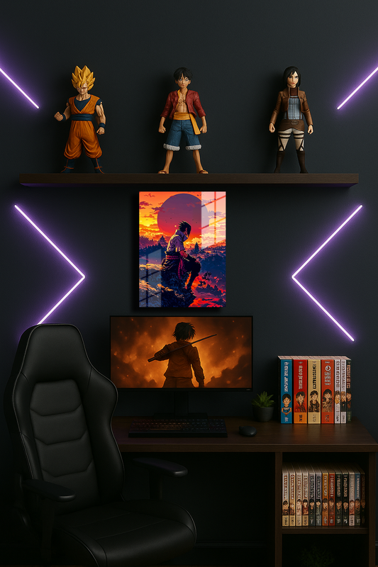 "Sasuke Uchiha Naruto" Baskılı Metal Poster (Premium Kalite)