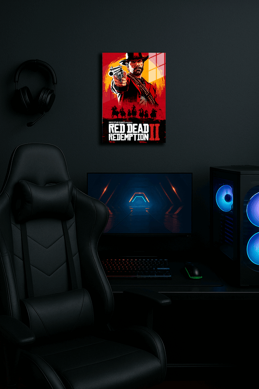 "Red Dead Redemption 2" Baskılı Metal Poster 2 (Premium Kalite)