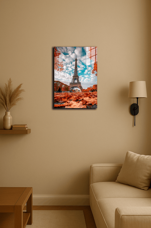 "Eyfel Kulesi" Baskılı Metal Poster (Premium Kalite)