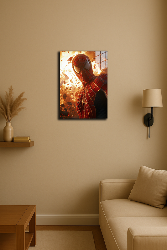 "Spiderman" Baskılı Metal Poster 6 (Premium Kalite)