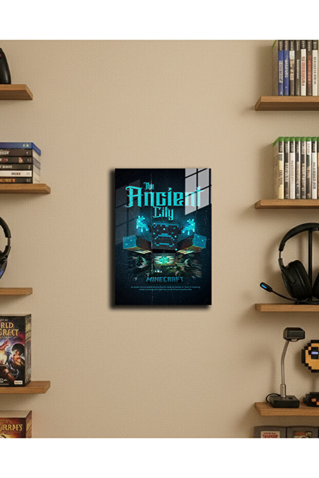 "Minecraft" Baskılı 4 Adet Metal Poster 20x30cm ( Premium Kalite)