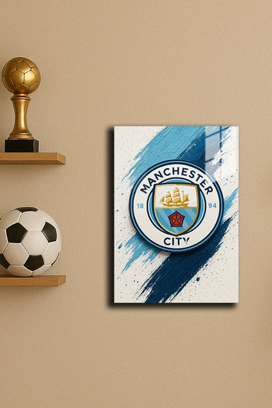 "Manchester-City" Baskılı Metal Poster 4 (Premium Kalite)
