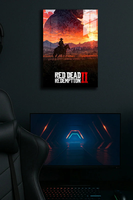 "Arthur Morgan RDR2" Baskılı Metal Poster 4 (Premium Kalite)