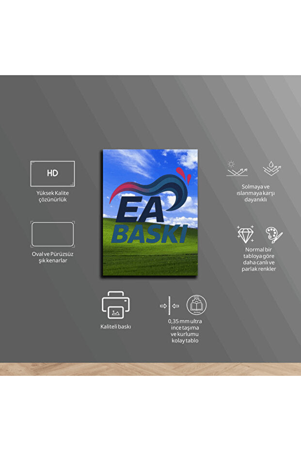 "Minecraft" Baskılı 4 Adet Metal Poster 20x30cm ( Premium Kalite)