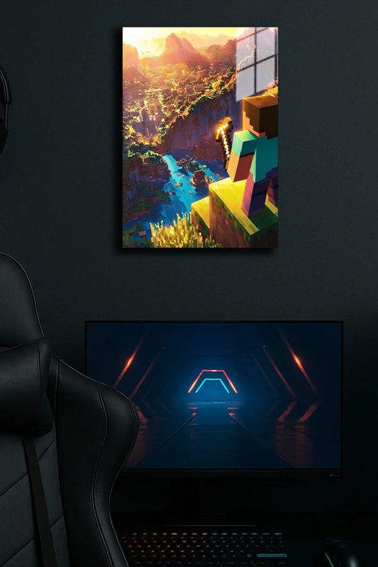 "Minecraft" Baskılı Metal Poster 7 (Premium Kalite)