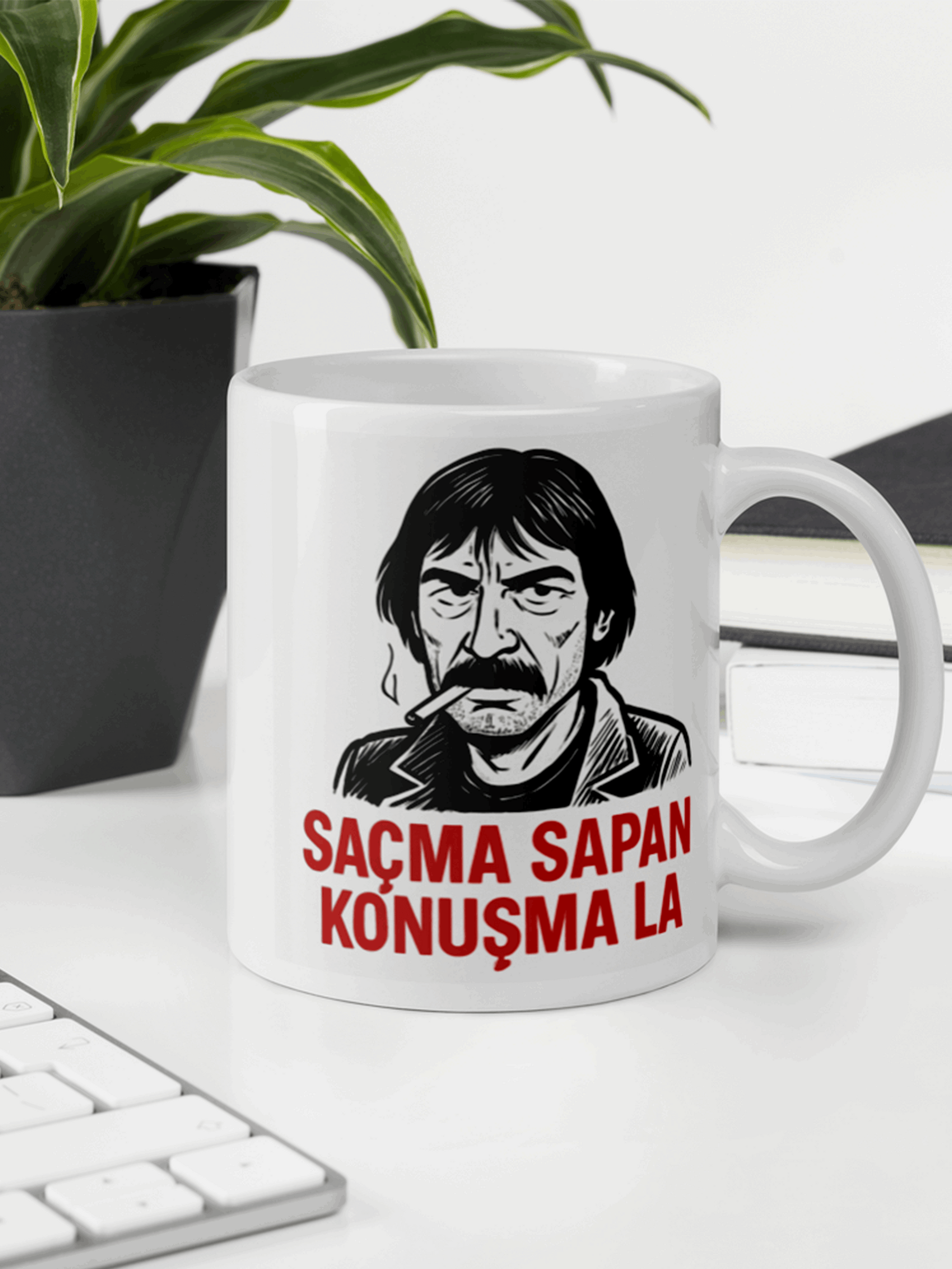 "Behzat Ç" Baskılı Porselen Kupa (Premium Kalite)