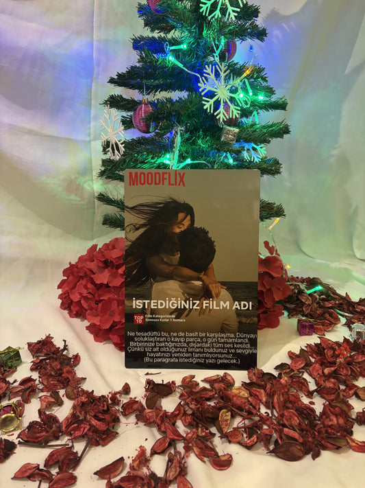 "Moodflix" Baskılı Metal Poster Çerçeveli/Çerçevesiz 20x30 CM (Sevgililer Günü Özel)