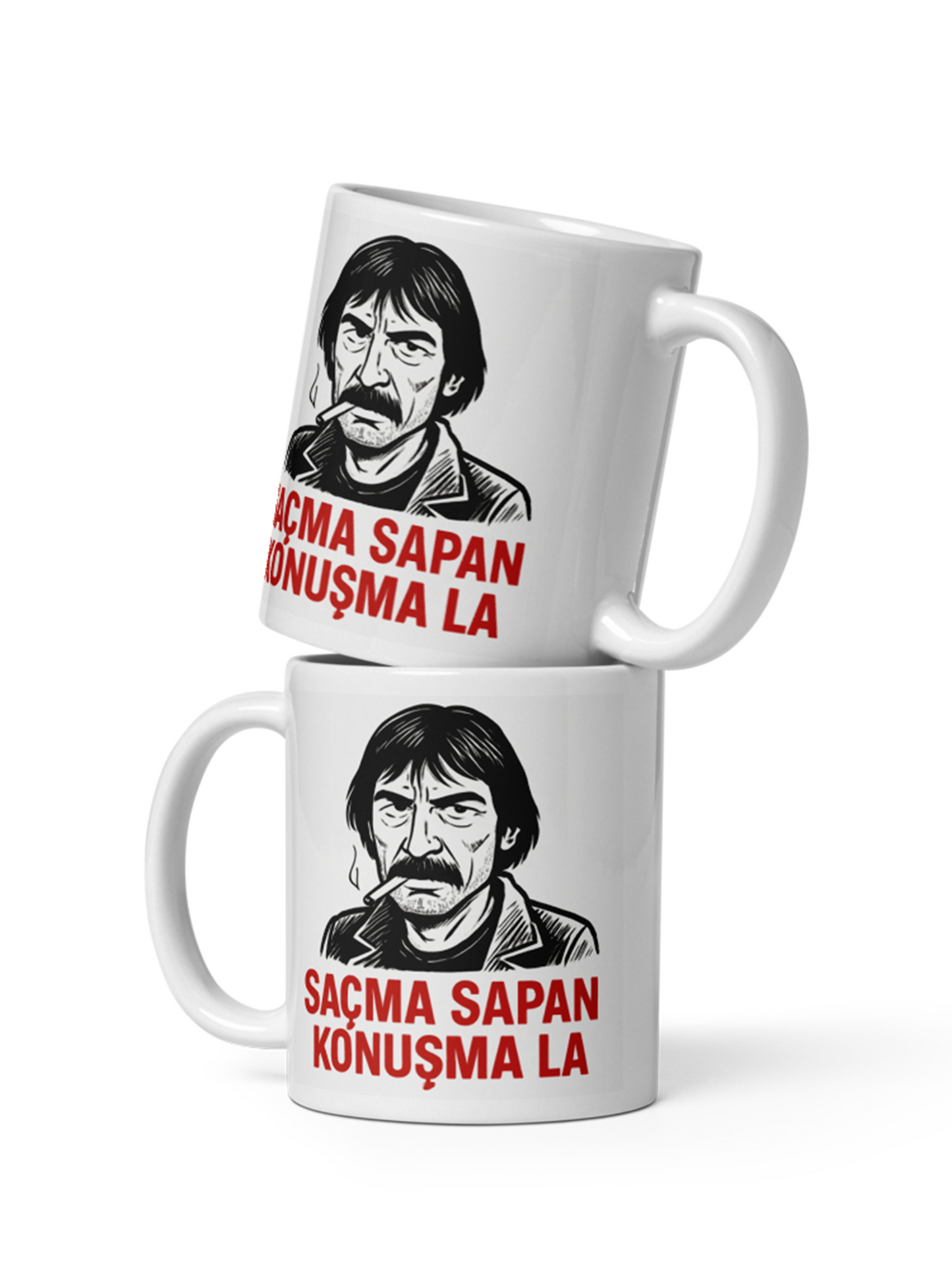 "Behzat Ç" Baskılı Porselen Kupa (Premium Kalite)