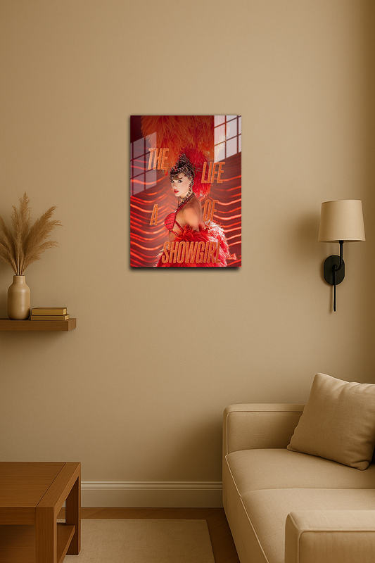 "Tyler Swift The Life Of A Showgirl" Baskılı Metal Poster (Premium Kalite)