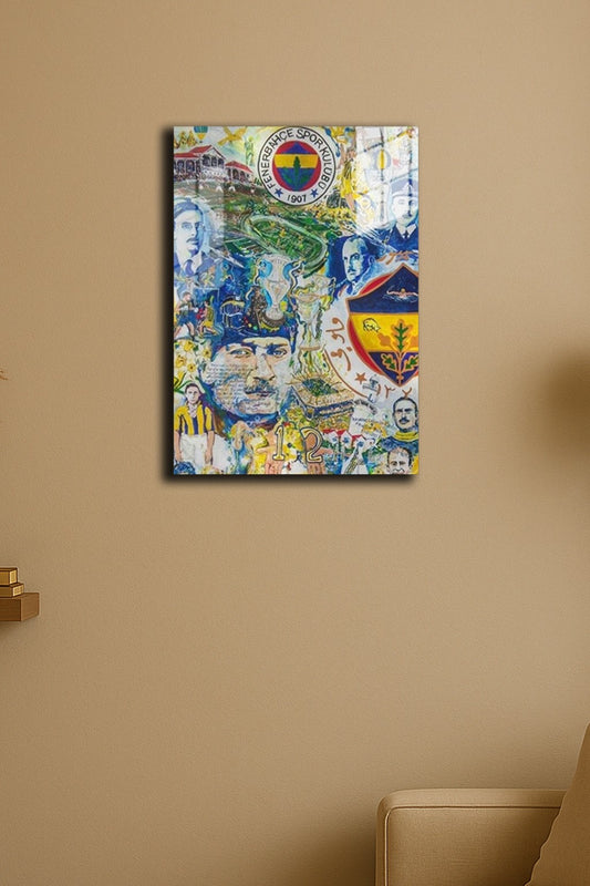 "Fenerbahçe" Baskılı Metal Poster 3 (Premium Kalite)