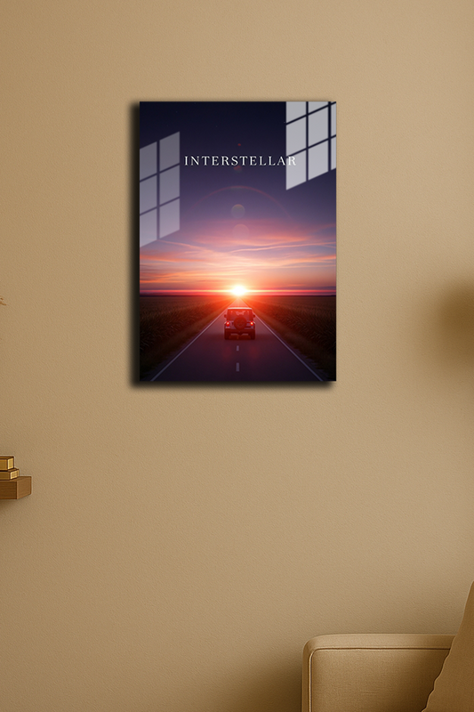 "Interstellar" Baskılı Metal Poster (Premium Kalite)