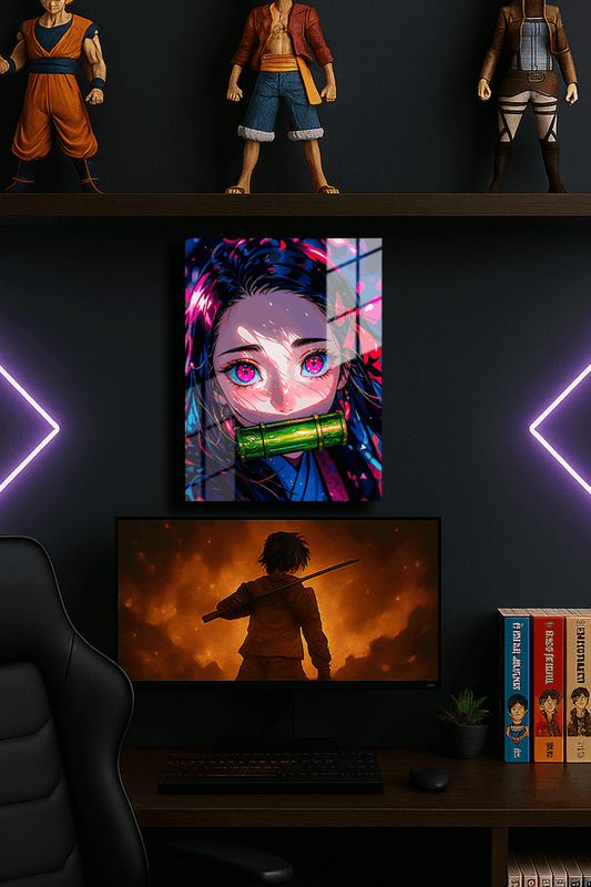 "Nezuko Demon Slayer" Baskılı Metal Poster 2 (Premium Kalite)