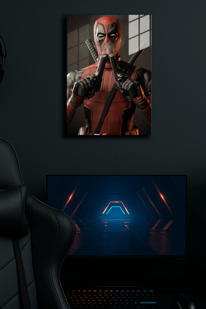 "Deadpool" Baskılı Metal Poster  (Premium Kalite)