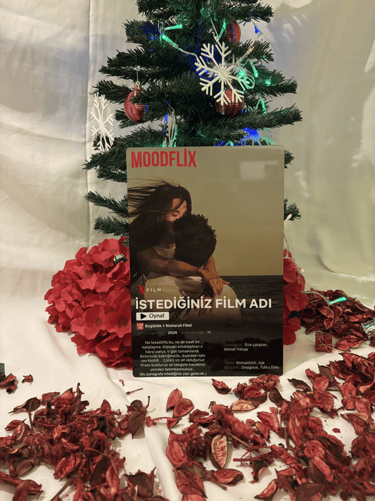 "Moodflix 2" Baskılı Metal Poster Çerçeveli/Çerçevesiz 20x30 CM (Sevgililer Günü Özel)