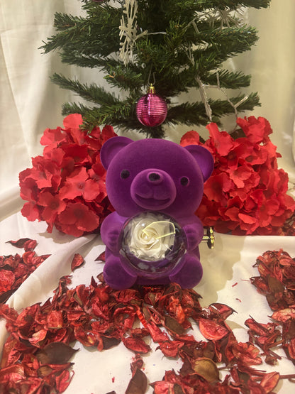 Kadife Ayıcık Dönen Güllü Ayıcık