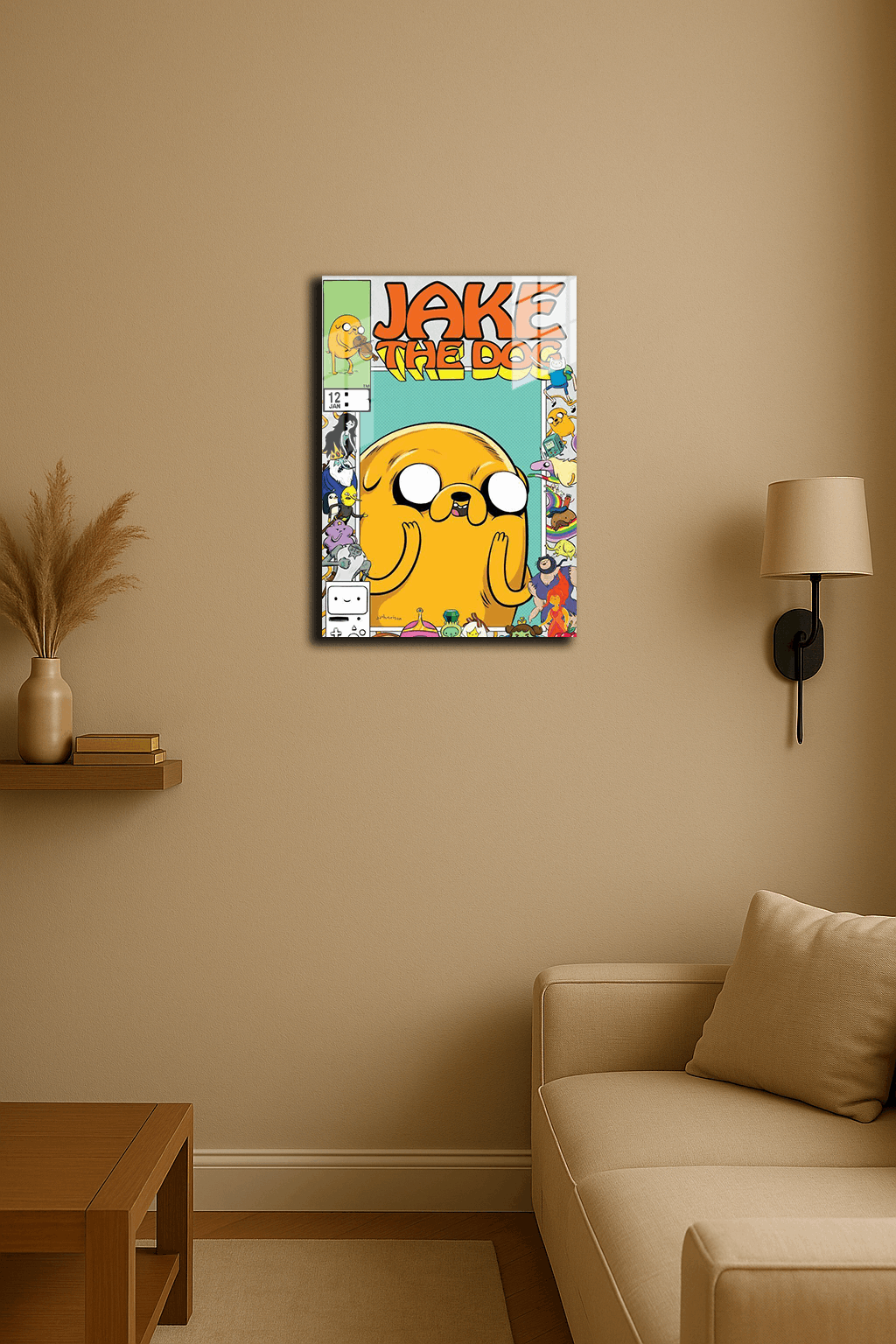 "Jake Adventure Time" Baskılı Metal Poster (Premium Kalite)