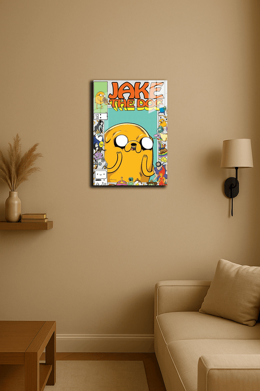"Jake Adventure Time" Baskılı Metal Poster (Premium Kalite)