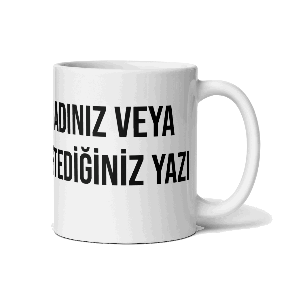 İsteğe Göre Baskılı Porselen Kupa