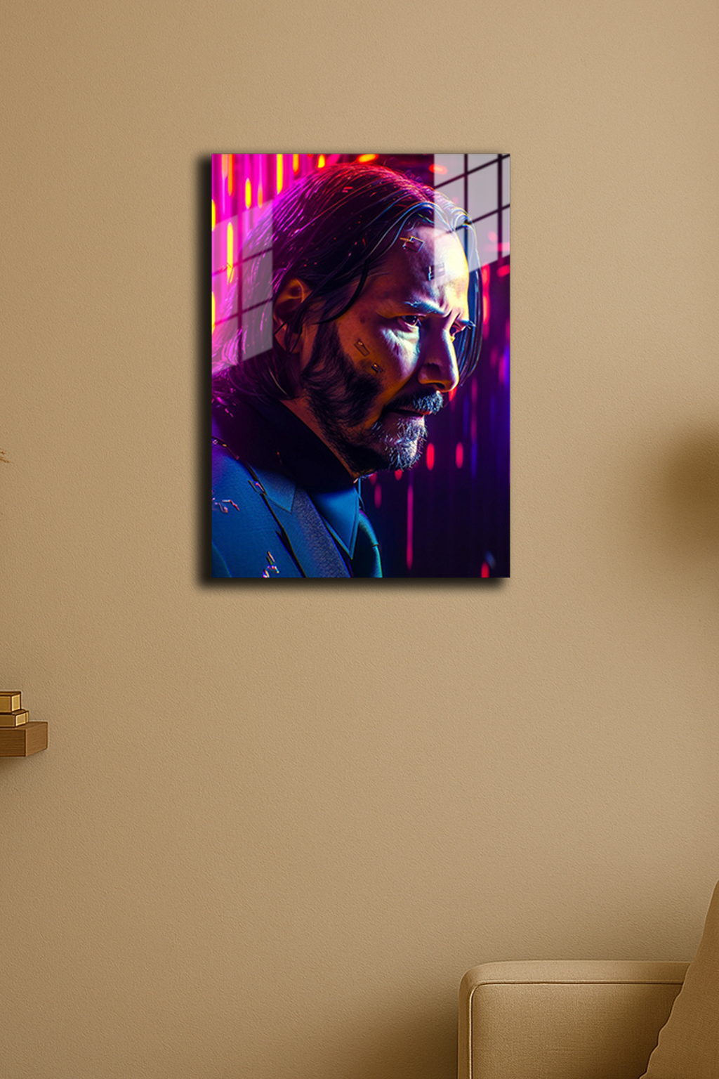 "John Wick" Baskılı Metal Poster 3 (Premium Kalite)