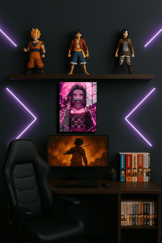 "Nezuko Demon Slayer" Baskılı Metal Poster (Premium Kalite)