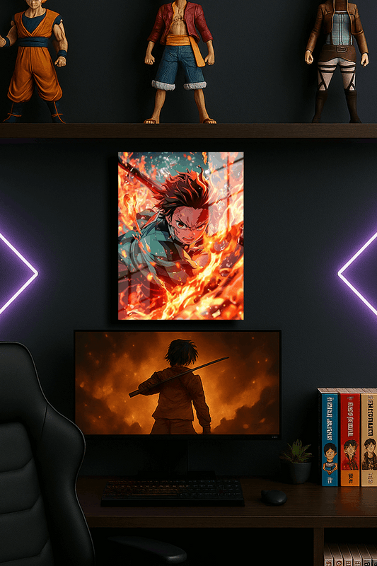 "Tanjiro Kamado Demon Slayer" Baskılı Metal Poster 2 (Premium Kalite)