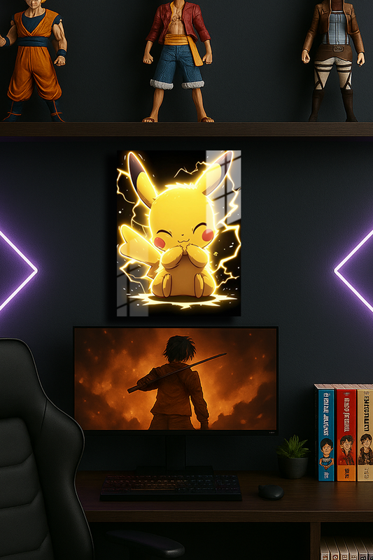"Pikachu" Baskılı Metal Poster (Premium Kalite)