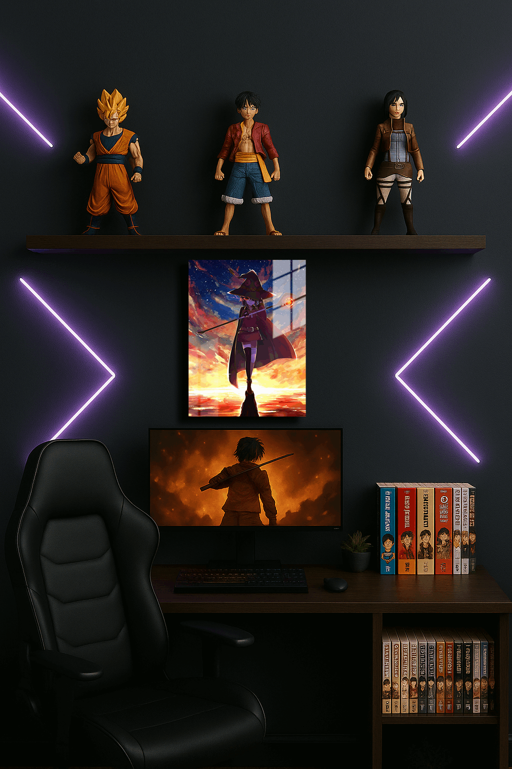 "Megumin KonoSuba" Baskılı Metal Poster 2 (Premium Kalite)