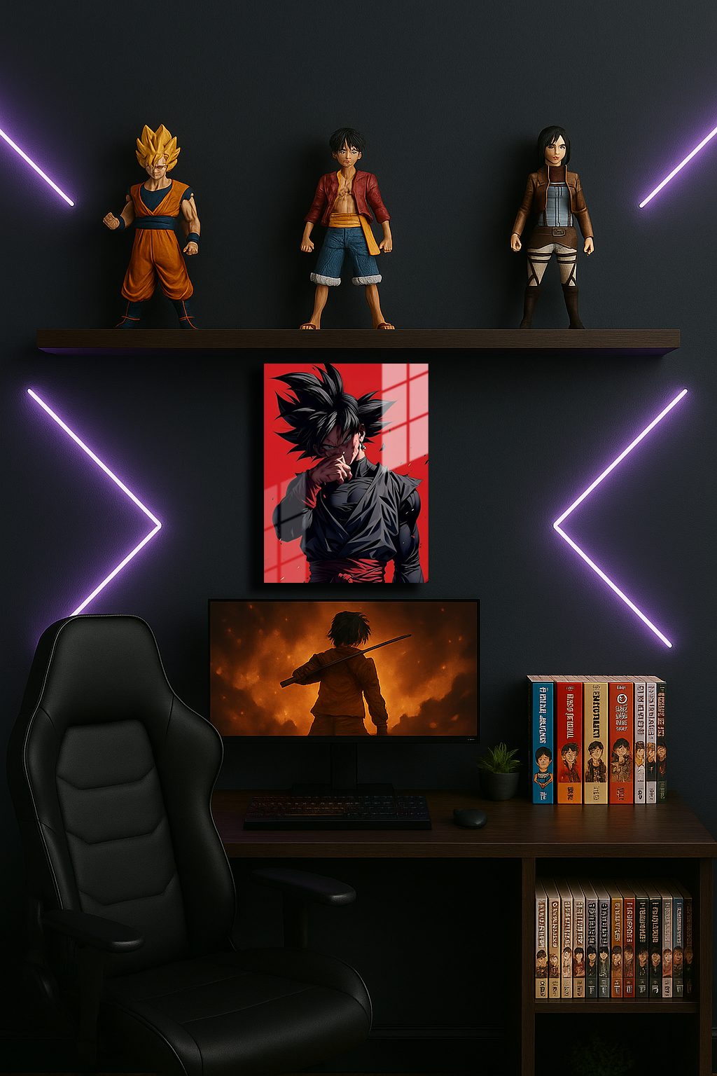 "Goku Dragon Ball" Baskılı Metal Poster 3 (Premium Kalite)