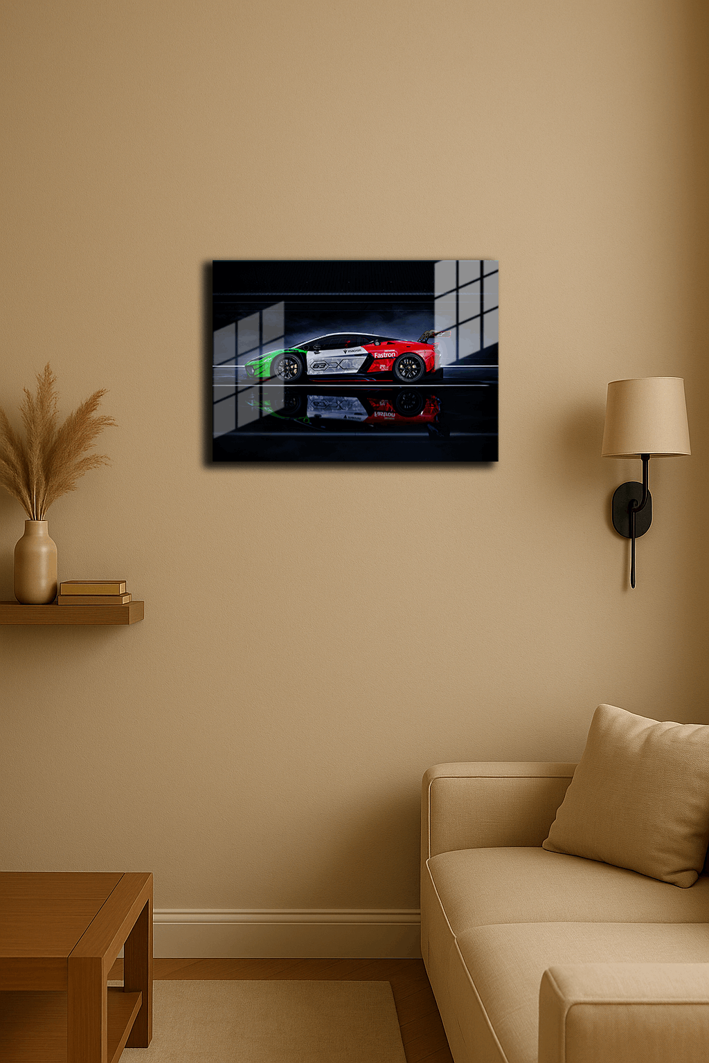 "GT Yarış Arabası" Baskılı Metal Poster (Premium Kalite)