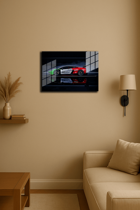 "GT Yarış Arabası" Baskılı Metal Poster (Premium Kalite)