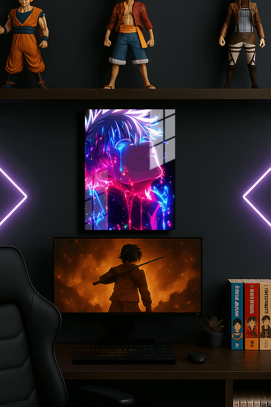 "Gojo Satoru Jujutsu Kaisen" Baskılı Metal Poster 2 (Premium Kalite)