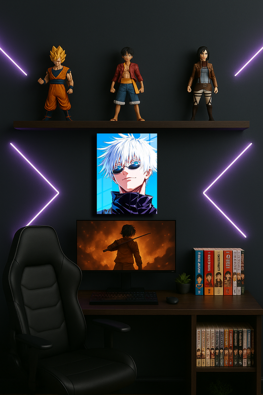 "Gojo Satoru Jujutsu Kaisen" Baskılı Metal Poster 3 (Premium Kalite)