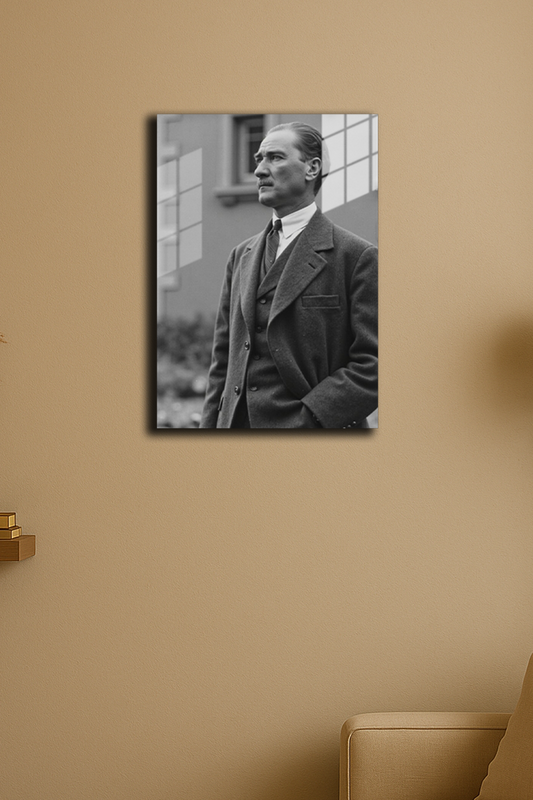 "ATATÜRK" Baskılı Metal Poster (Premium Kalite)