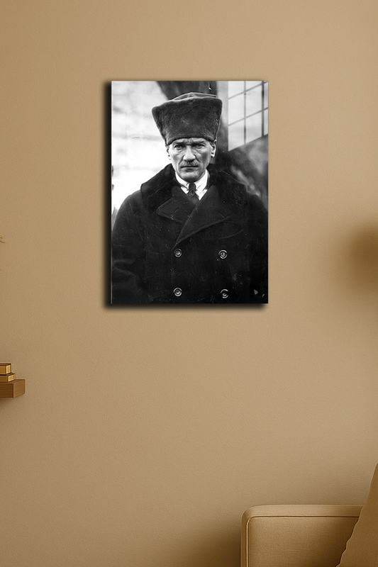 "ATATÜRK" Baskılı Metal Poster 2 (Premium Kalite)