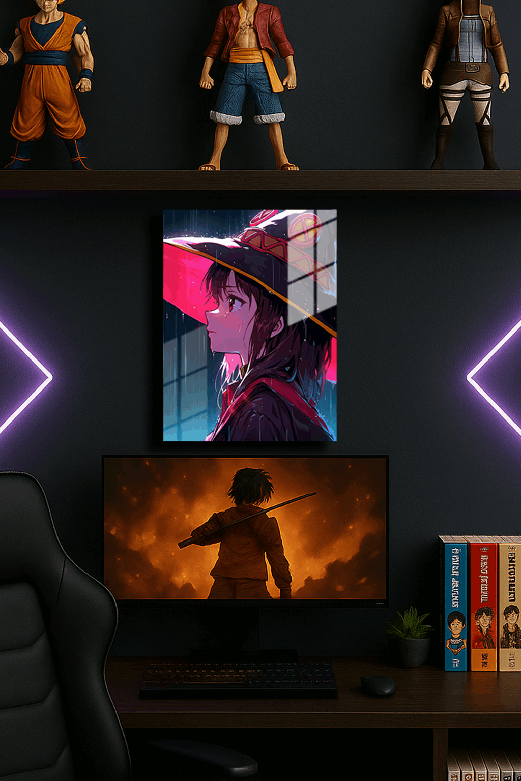 "Megumin KonoSuba" Baskılı Metal Poster (Premium Kalite)