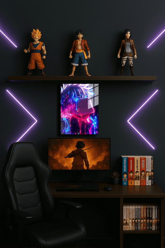 "Gojo Satoru Jujutsu Kaisen" Baskılı Metal Poster 2 (Premium Kalite)