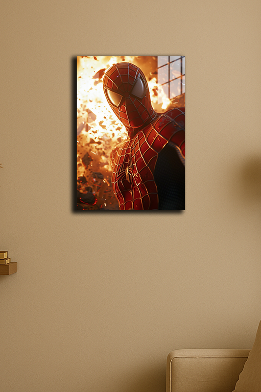"Spiderman" Baskılı Metal Poster 6 (Premium Kalite)