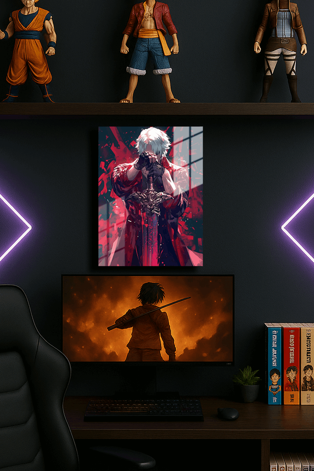 "Dante Devil May Cry" Baskılı Metal Poster (Premium Kalite)