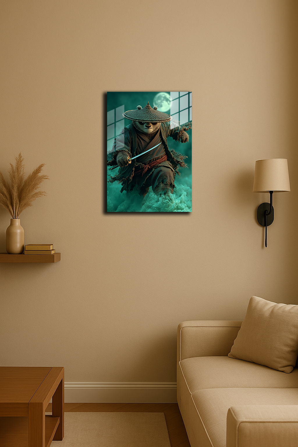 "Po Kung Fu Panda" Baskılı Metal Poster (Premium Kalite)