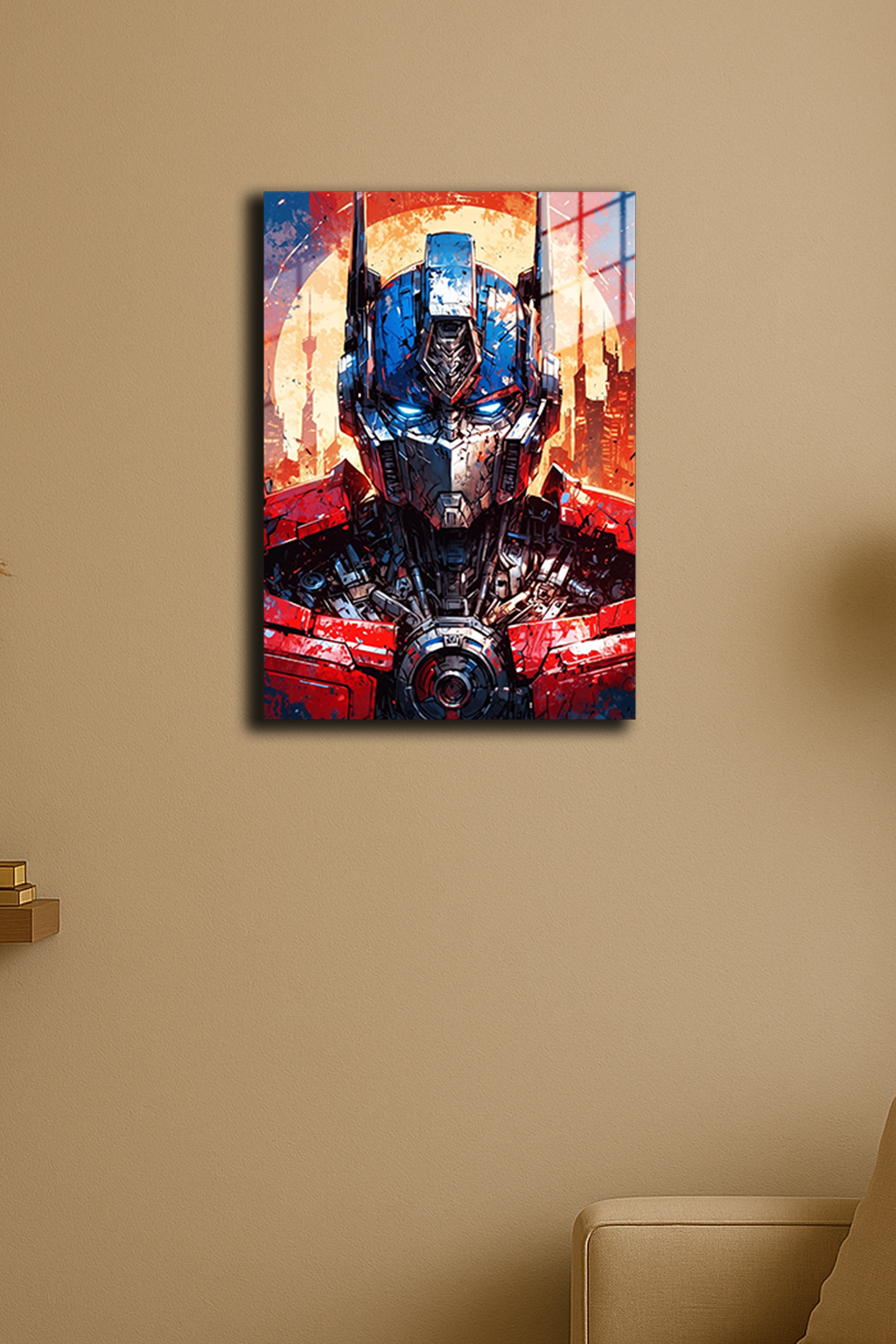 "Optimus Prime Transformers " Baskılı Metal Poster (Premium Kalite)