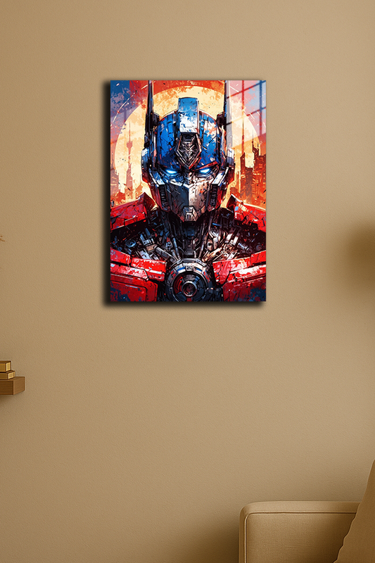 "Optimus Prime Transformers " Baskılı Metal Poster (Premium Kalite)