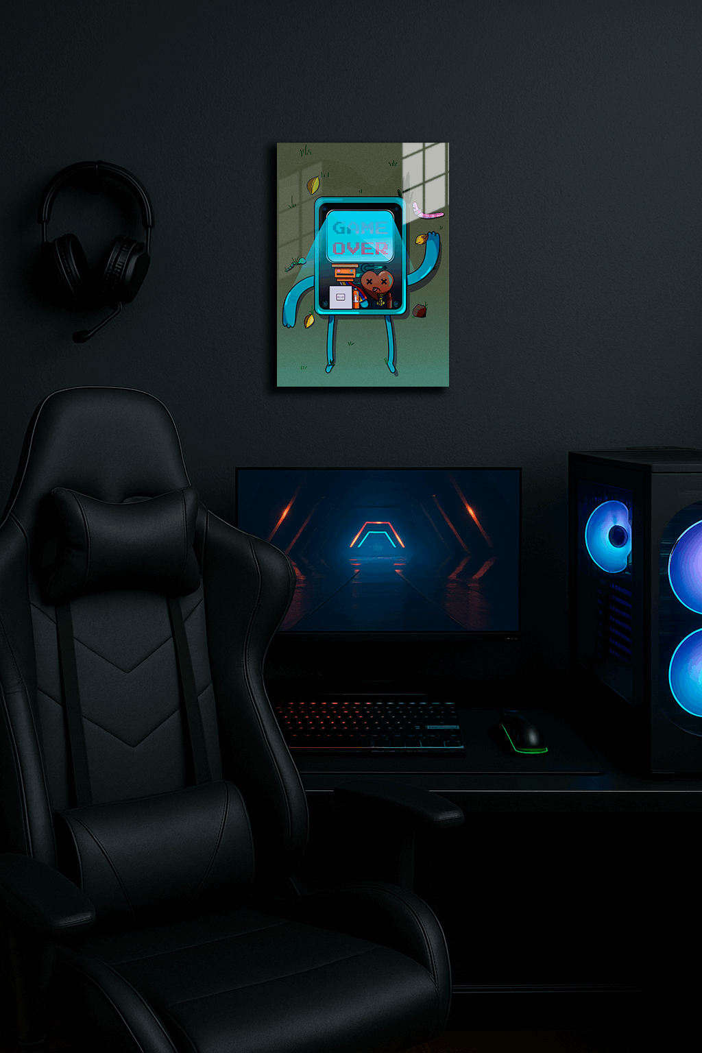 "BMO Adventure Time" Baskılı Metal Poster (Premium Kalite)