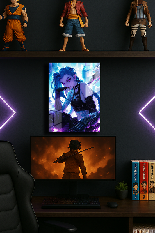 "Jinx Arcane" Baskılı Metal Poster (Premium Kalite)
